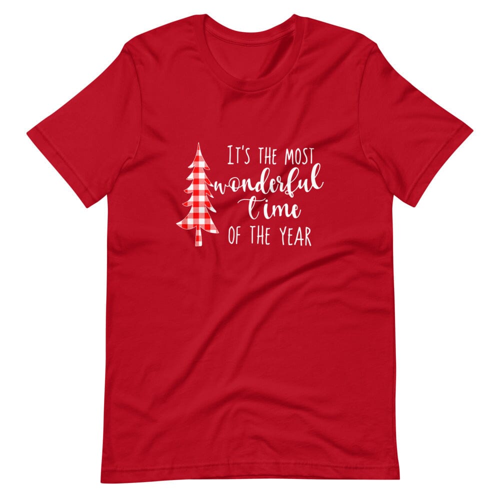 Most Wonderful Time Red Tee